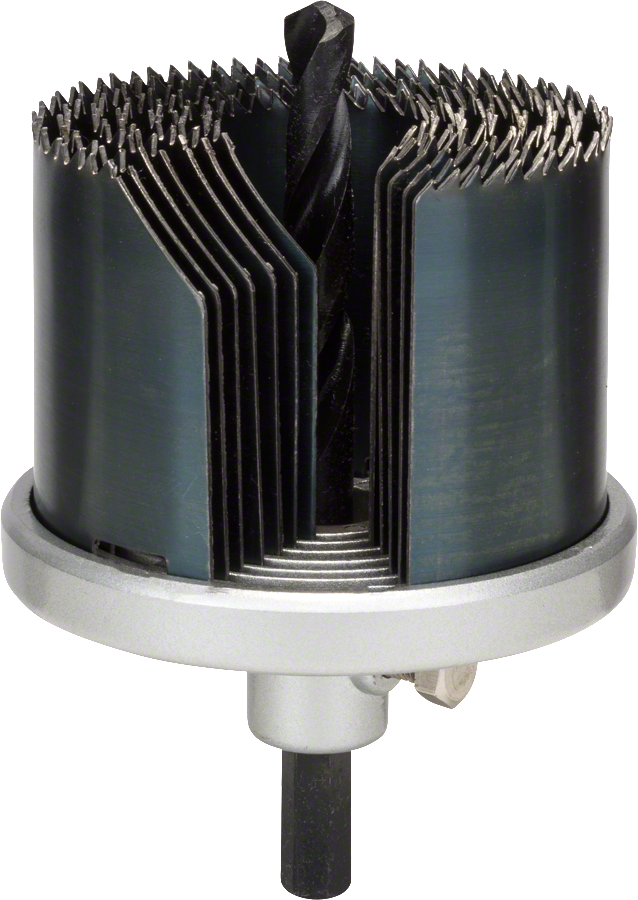 Juego de 7 brocas perforadoras Bosch de 25-67 mm para madera.